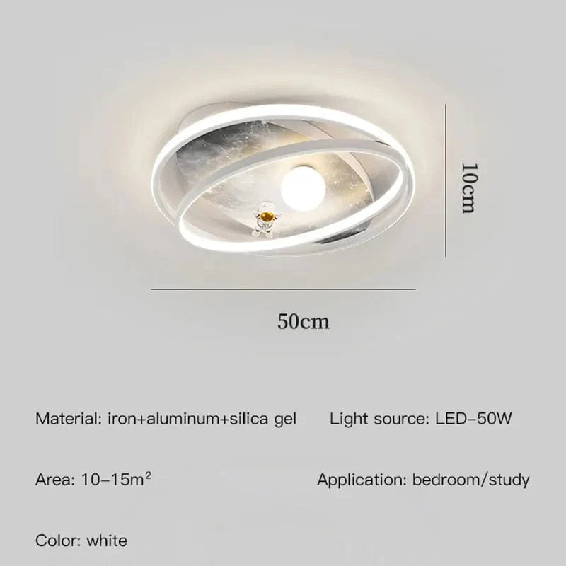 Plafonnier Astronaute LED pour une chambre d'enfants créative et moderne | Marco Lucetti