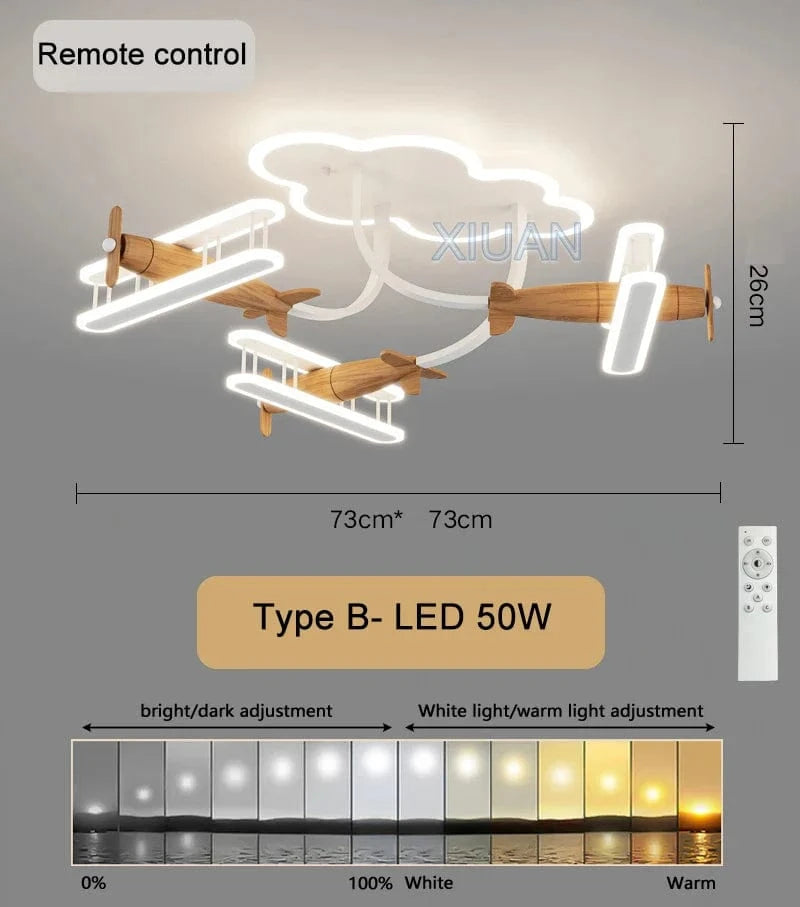 Plafonnier Avion Télécommandé pour Enfants | Marco Lucetti B Télécommande