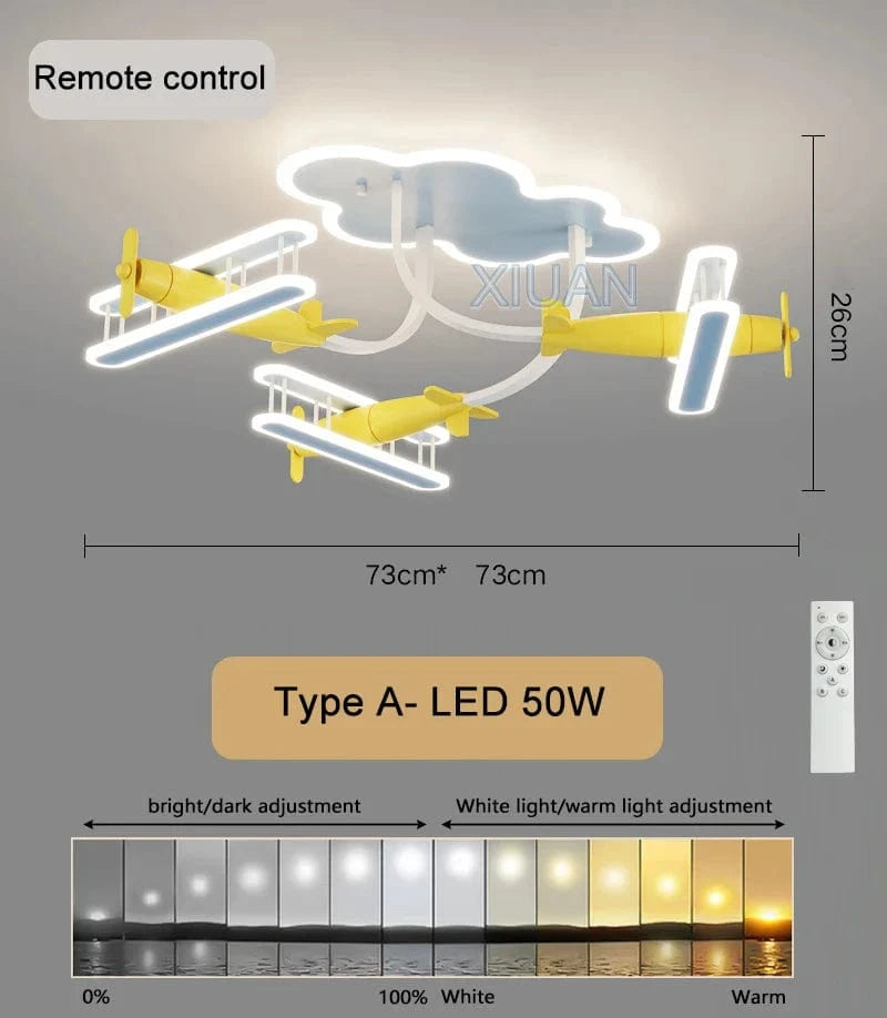 Plafonnier Avion Télécommandé pour Enfants | Marco Lucetti Une télécommande