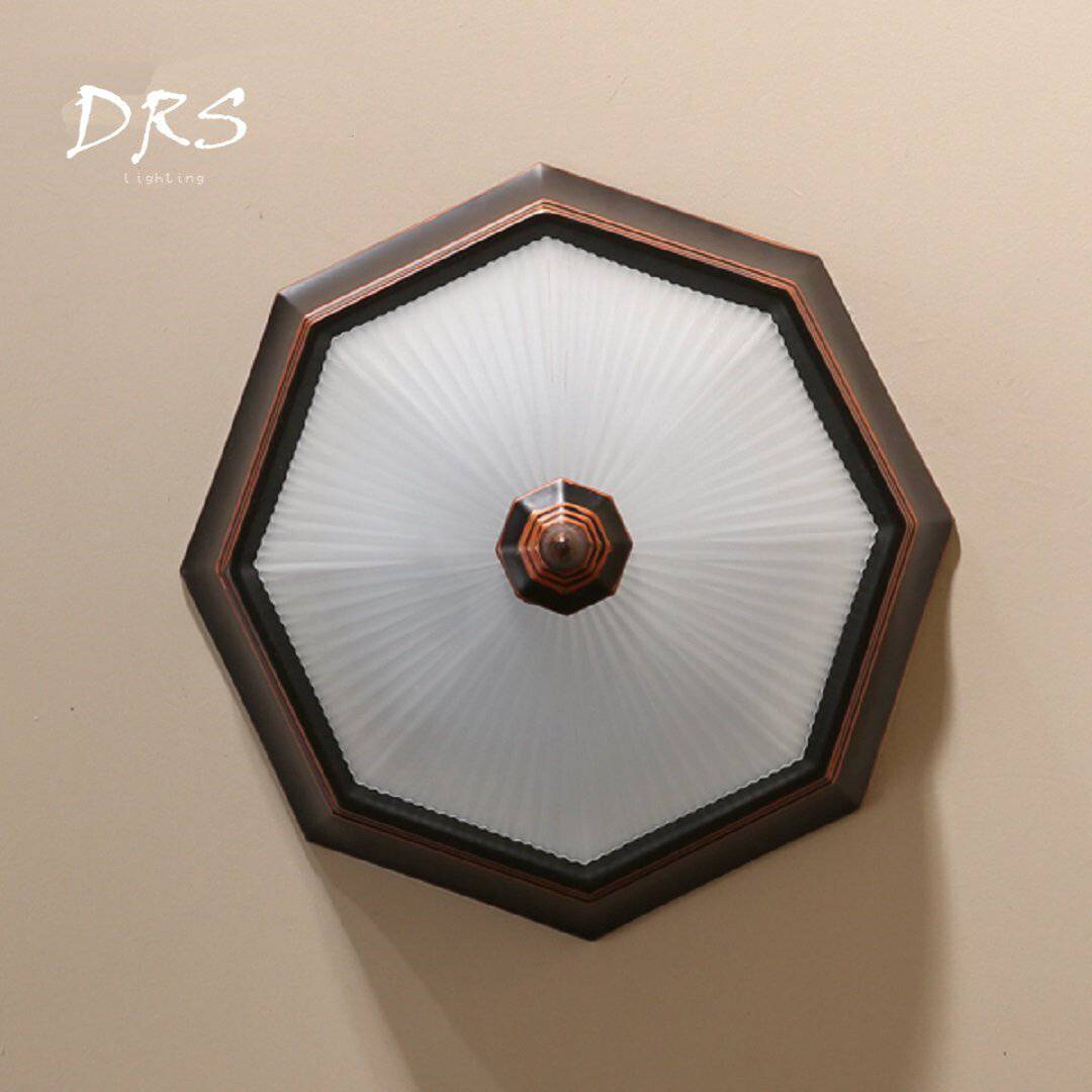 Plafonnier Balcony en verre octogonal | Marco Lucetti