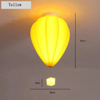 Plafonnier Ballon à Air Chaud Design Mignon avec Télécommande - Collection Exclusif Glam Maison | Marco Lucetti Jaune