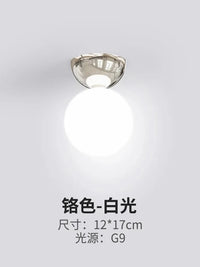 Plafonnier Bauhaus Série Crème - Style Médiéval Simplifié | Marco Lucetti Argent