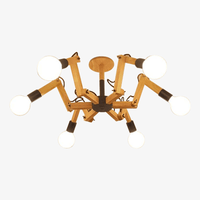 Plafonnier bois articulés - Style Scandinave | Marco Lucetti