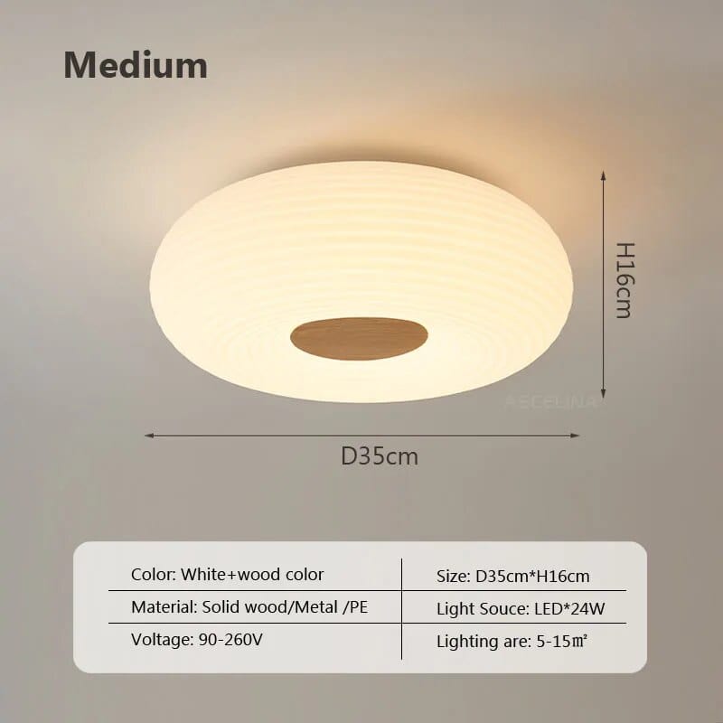 Plafonnier Bois et Acrylique pour Hôtels & Restaurants | Marco Lucetti B35 / Lumière tricolore