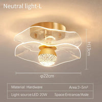 Plafonnier Botimi Art Déco Acrylique | Marco Lucetti L L22xH13cm