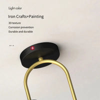 Plafonnier boule de verre nordique LED pour décoration d'intérieur | Marco Lucetti