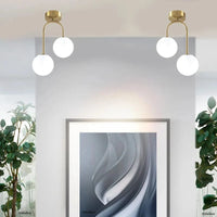 Plafonnier boule en acrylique pour divers espaces - Élégance et modernité | Marco Lucetti