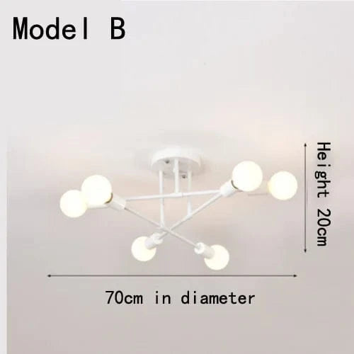 Plafonnier branché classique moderne | Marco Lucetti B