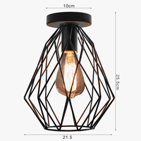 Plafonnier Cage en fer - Style Urbain | Marco Lucetti