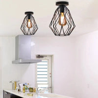 Plafonnier Cage en fer - Style Urbain | Marco Lucetti