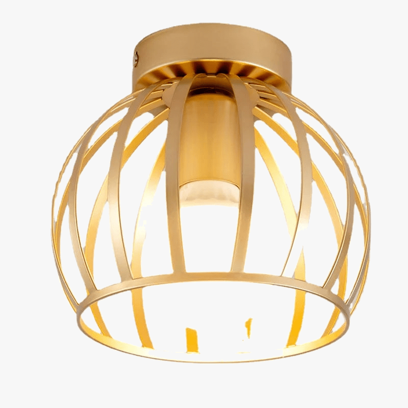 Plafonnier Cage Métallique pour Couloir | Marco Lucetti