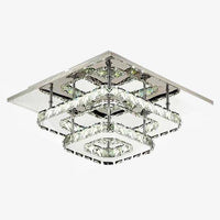 Plafonnier LED cristal élégant