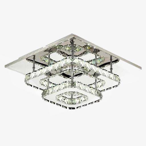 Plafonnier LED cristal élégant