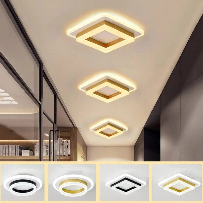 Plafonnier Carré LED Moderne Nordique pour Intérieur | Marco Lucetti