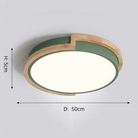 Plafonnier Celeste : Style Moderne et Minimaliste | Marco Lucetti Vert - 50 cm