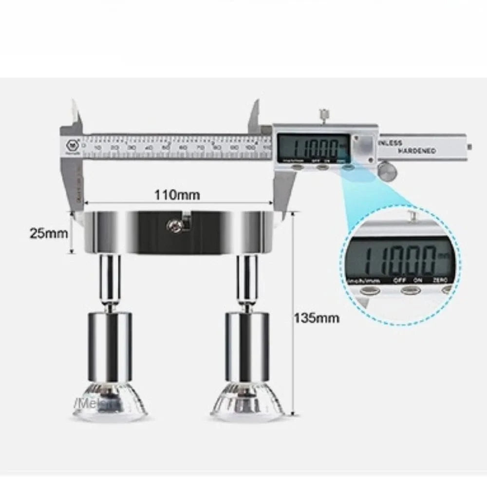 Plafonnier ChromaTwin. | Marco Lucetti