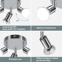 Plafonnier ChromaTwin. | Marco Lucetti