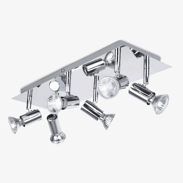 Plafonnier Chrome 6 Spots LED | Marco Lucetti