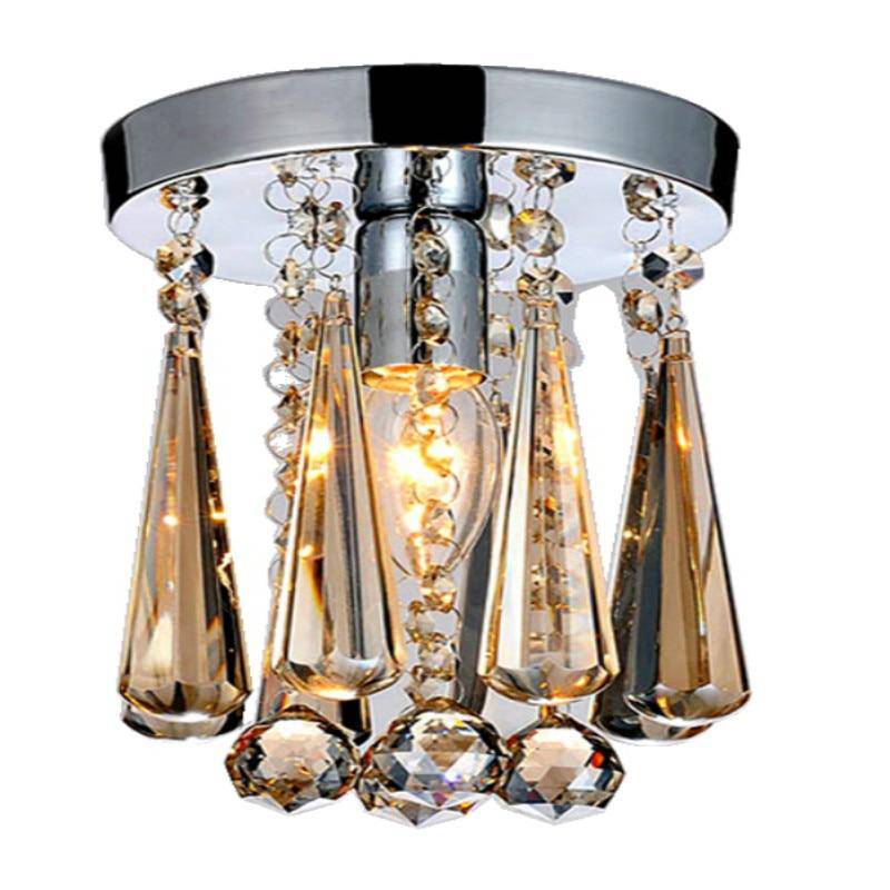 Plafonnier chromé en cristal LED | Marco Lucetti