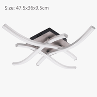 Plafonnier chromé LED Ondulux | Marco Lucetti