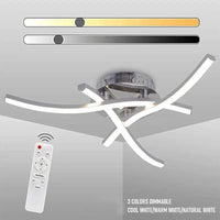 Plafonnier chromé LED Ondulux | Marco Lucetti