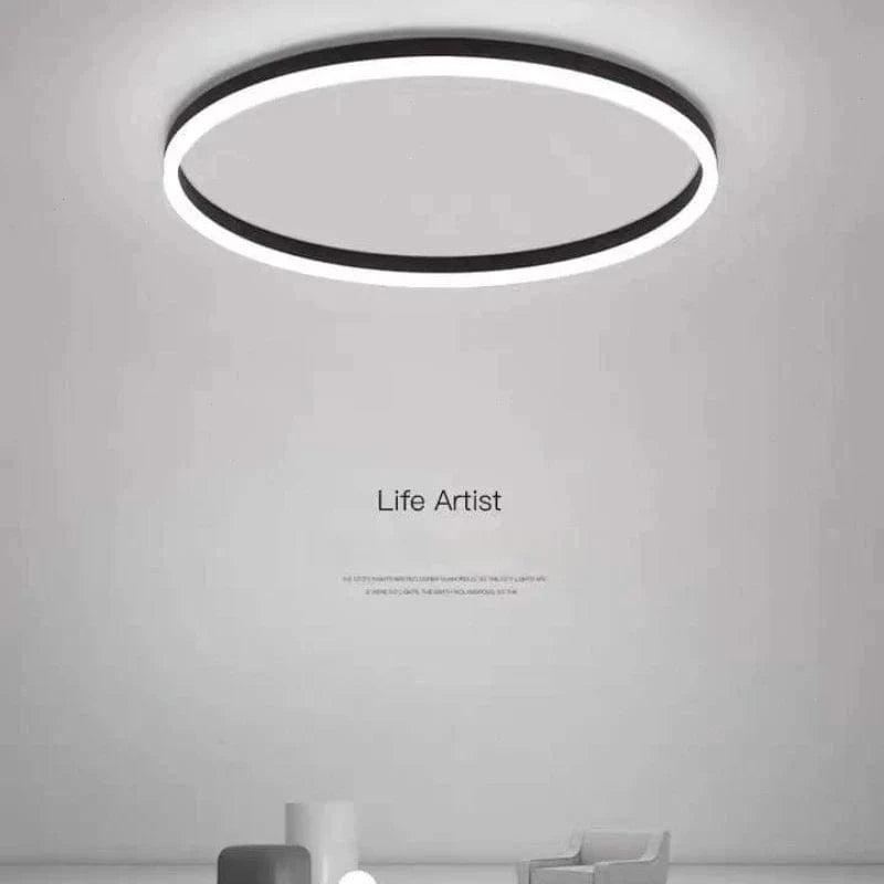 Plafonnier circulaire Alec nordique pour salon salle à manger chambre - Lampe de plafond LED Lampa Sufitowa | Marco Lucetti