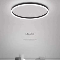 Plafonnier circulaire Alec nordique pour salon salle à manger chambre - Lampe de plafond LED Lampa Sufitowa | Marco Lucetti