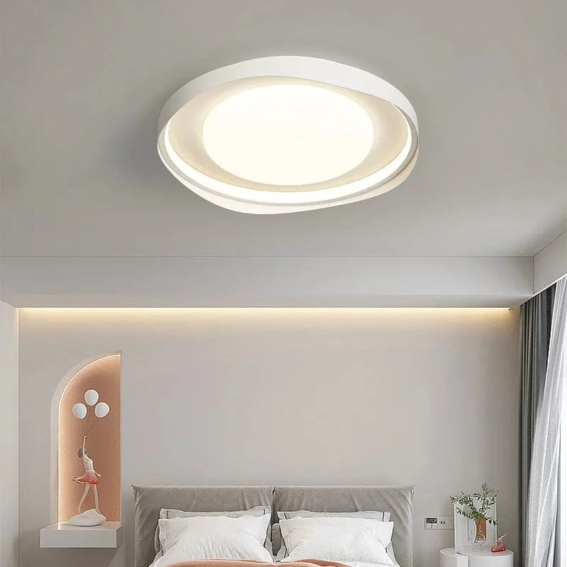 Plafonnier circulaire moderne en fer pour éclairage intérieur - Élégance lumineuse | Marco Lucetti