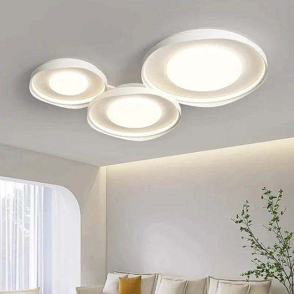 Plafonnier circulaire moderne en fer pour éclairage intérieur - Élégance lumineuse | Marco Lucetti