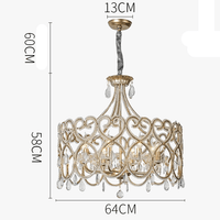 Plafonnier cœur en cristal français | Marco Lucetti