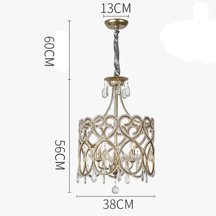 Plafonnier cœur en cristal français | Marco Lucetti