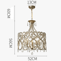 Plafonnier cœur en cristal français | Marco Lucetti