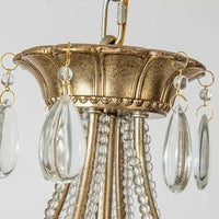 Plafonnier cœur en cristal français | Marco Lucetti