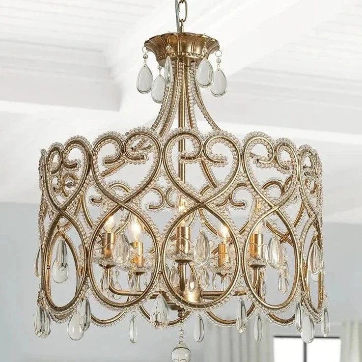 Plafonnier cœur en cristal français | Marco Lucetti