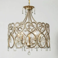 Plafonnier cœur en cristal français | Marco Lucetti