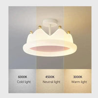 Plafonnier Couronne Créative pour Chambre à Coucher | Marco Lucetti