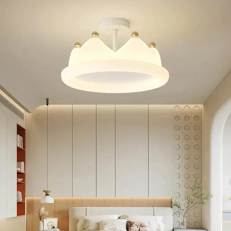 Plafonnier Couronne Créative pour Chambre à Coucher | Marco Lucetti