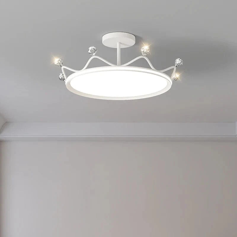 Plafonnier Couronne pour Chambre d'Enfant Princesse - Protection des Yeux | Marco Lucetti