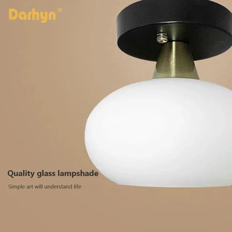 Plafonnier Créatif en Verre Rond | Marco Lucetti