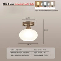 Plafonnier Créatif en Verre Rond | Marco Lucetti A / Blanc chaud