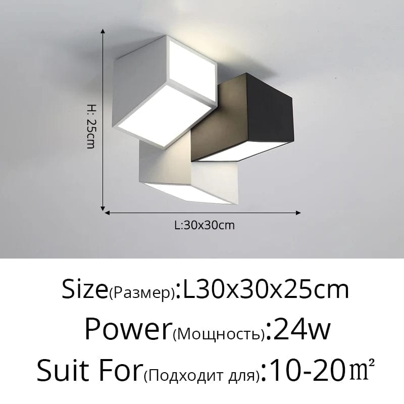 Plafonnier Créatif Géométrique LED - Collection Design Illuminez Votre Intérieur | Marco Lucetti