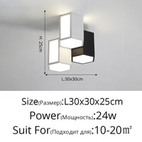 Plafonnier Créatif Géométrique LED - Collection Design Illuminez Votre Intérieur | Marco Lucetti