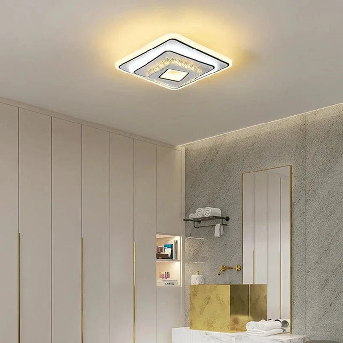 Plafonnier Cristal LED Moderne et Minimaliste | Marco Lucetti