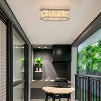 Plafonnier Cristal Ovale Design | Marco Lucetti 1 pièce / Changeable