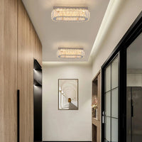 Plafonnier Cristal Ovale Design | Marco Lucetti 2 pièces / Changeable