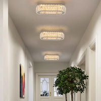 Plafonnier Cristal Ovale Design | Marco Lucetti 3 pièces / Changeable