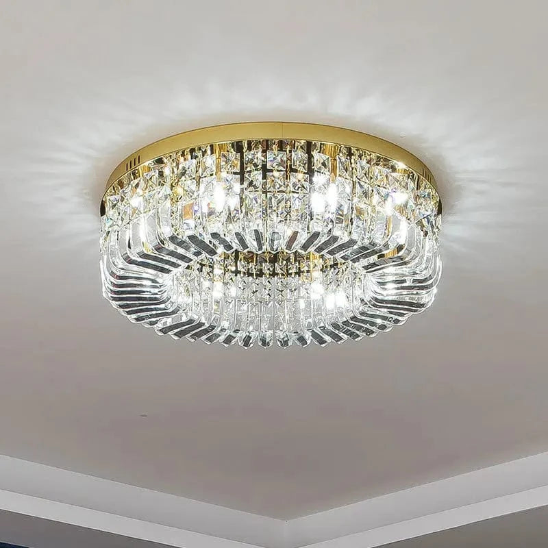 Plafonnier Crystal Luxe Nordique LED Suspendu | Marco Lucetti