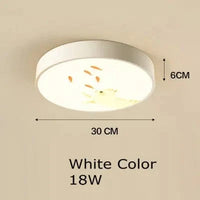 Plafonnier de chambre d'enfants « Cartoon Glow » avec télécommande et appliques acryliques LED | Marco Lucetti Diamètre 30CM 18W / 3 Température de couleur