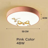 Plafonnier de chambre d'enfants « Cartoon Glow » avec télécommande et appliques acryliques LED | Marco Lucetti Diamètre 50CM 48W 1 / 3 Température de couleur