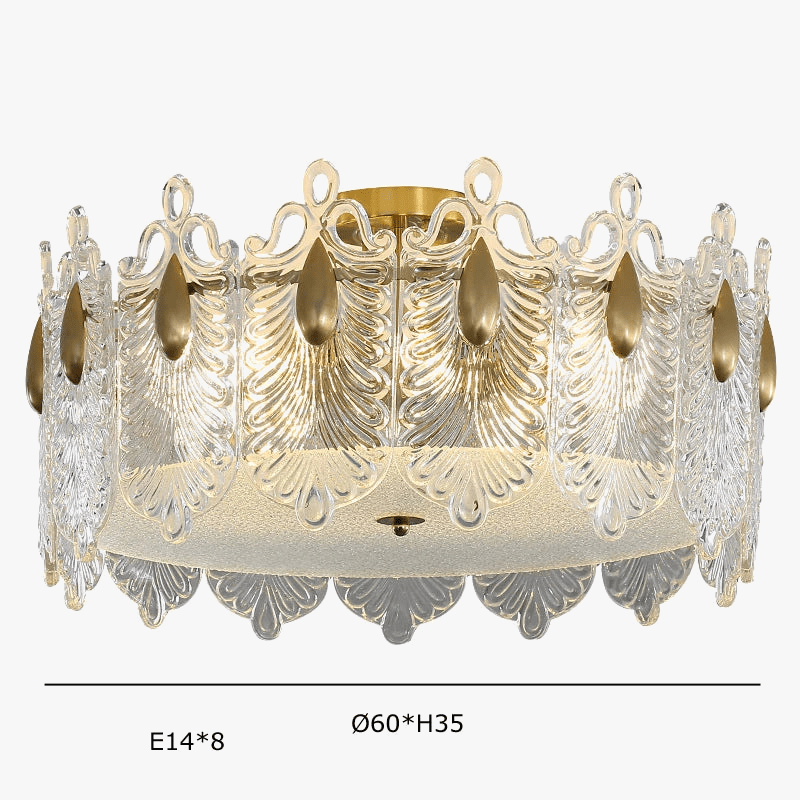 Plafonnier de Luxe 2024 - LED intégrée et Contrôle Lamparas | Marco Lucetti